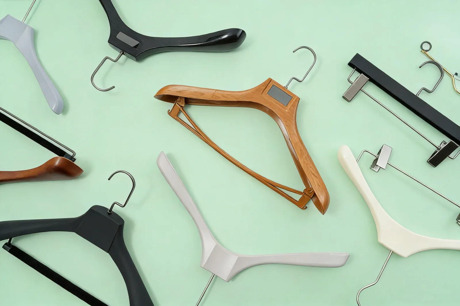Plastic hangers by Fanan Display