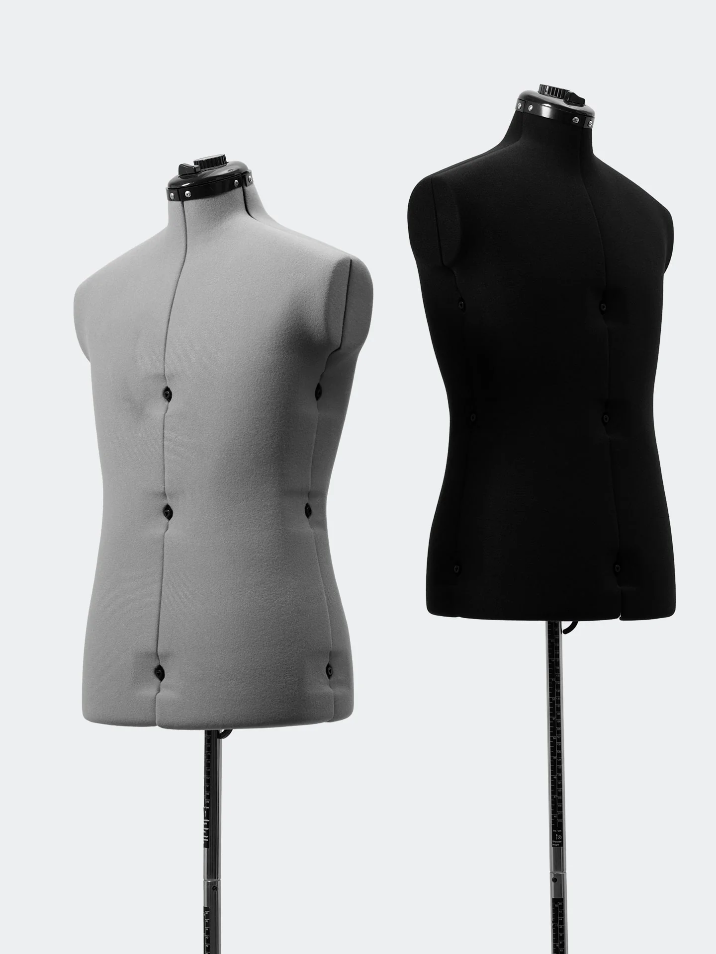 Adjustable Male Mannequin for Tailoring and Pattern Making