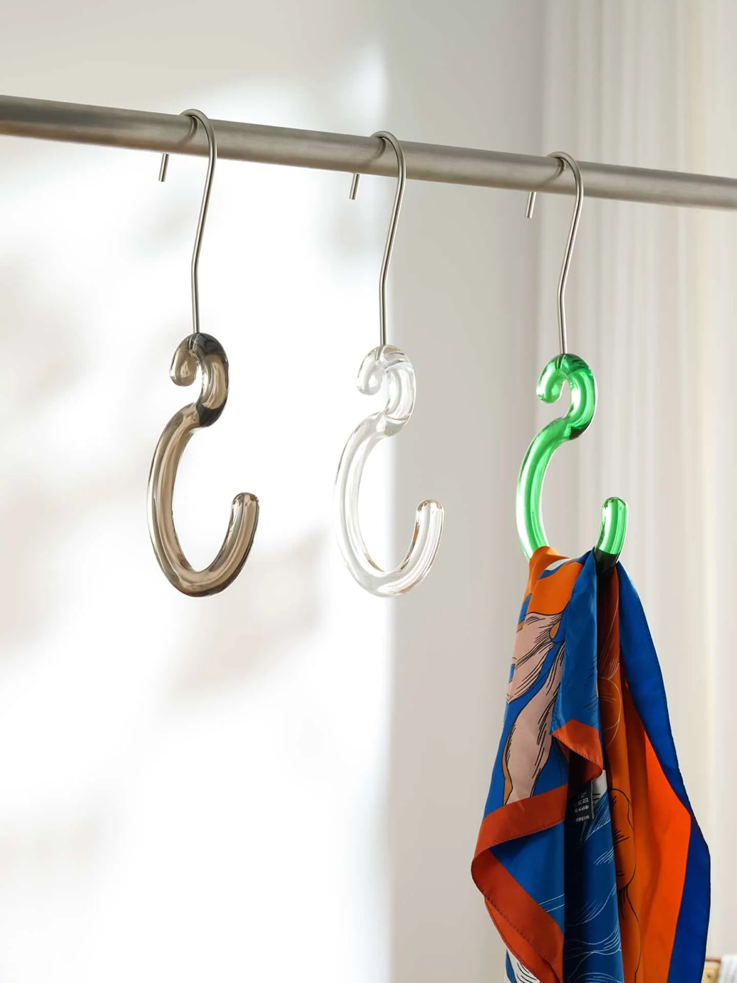 Large Acrylic S Hook for Scarves and Accessories